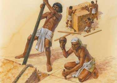 Kaldıraç, eğik düzlem, tekerler ve muhtemelen palanga sisteminin faydaları, eski Mısırlılar ve Babilliler