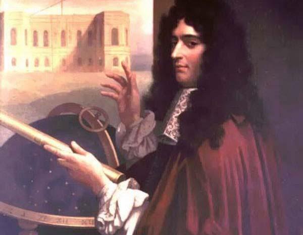 Giovanni Domenico Cassini nin temsili bir resmi. Cassini ömrü boyunca astronomide önemli keşiflere imza attı.